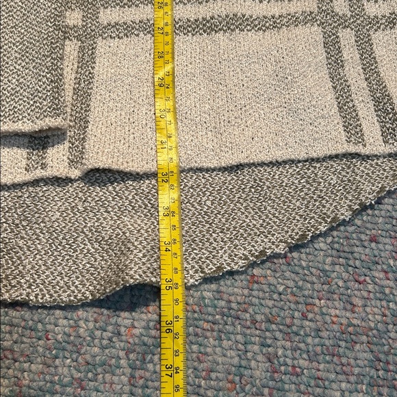 NWT Simply Noelle Cream and Olive Women's Cardigan L/XL - Picture 7 of 11